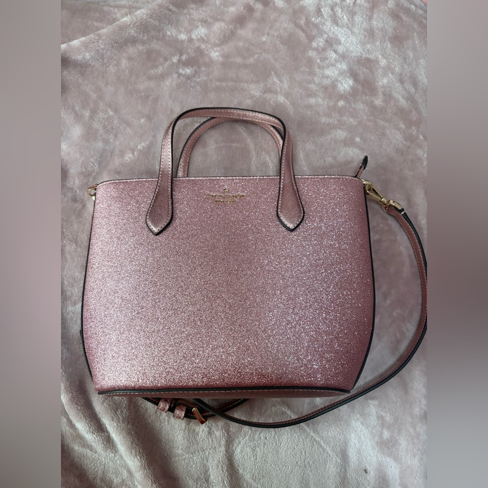 Sparkly pink Kate spade bag